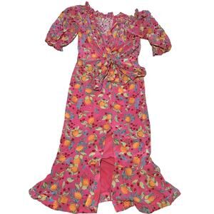 Saloni floral dress